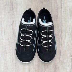 NEW Easy Street Barbara 30-0171 Navy Blue Slip-On Mules Shoes Sneaker 8W 8 Wide